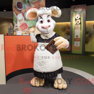 Ram maskot kostume karakter...