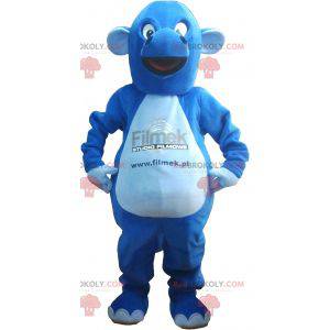 Mascote gigante dragão azul - Redbrokoly.com