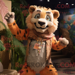 Costume mascotte de tigre à...