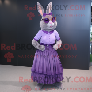 Lilla Wild Rabbit maskot...