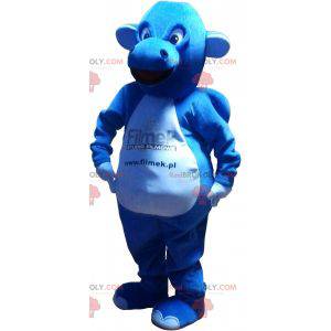 Gigantische blauwe draak mascotte - Redbrokoly.com