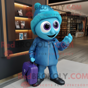 Disfraz de mascota de Cyan...
