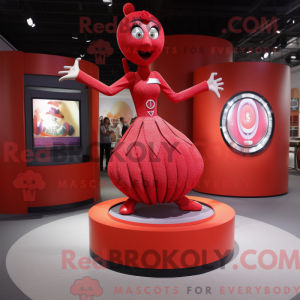 Red Contortionist maskot...