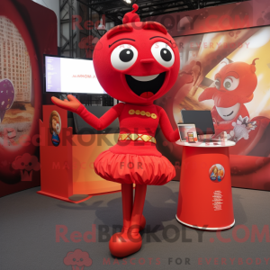 Maskotkostymefigur Red...