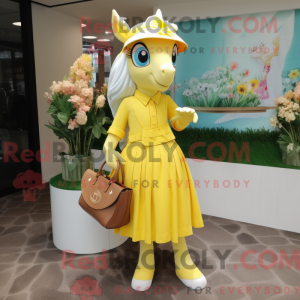 Lemon Yellow Mare maskot...