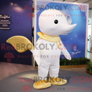 Gull Beluga Whale maskot...
