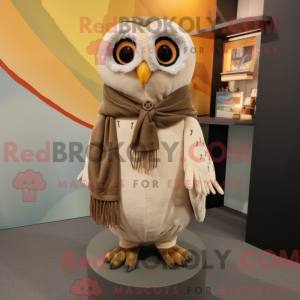 Costume mascotte de hibou...
