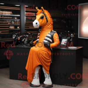 Orange Quagga maskot...