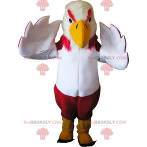 Farverig gribmascotte med gule ben - Redbrokoly.com