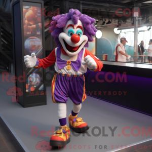 Paarse clown...