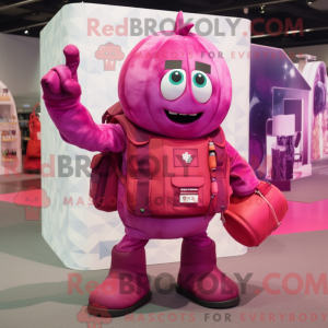 Magenta Grenade mascot...