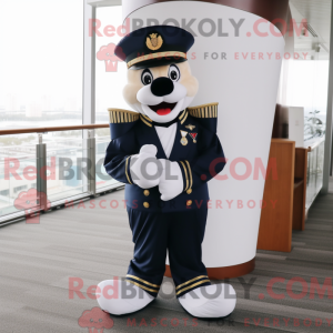Postava maskota Navy Heart...