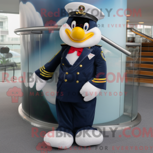 Navy Heart mascot costume...
