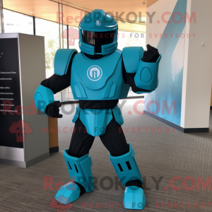 Turquoise Spartan Soldier...