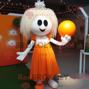 Costume mascotte de Orange...