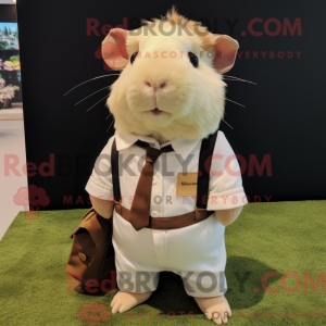 Cream Guinea Pig mascot...