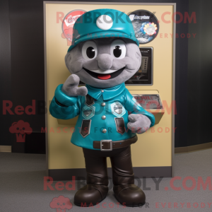Teal Gumball Machine...