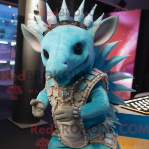 Costume mascotte de tatou...