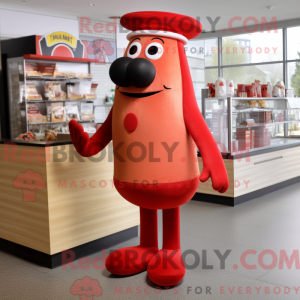 Máscara de Red Hot Dogs com...