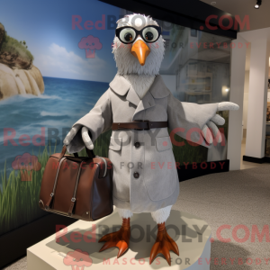 Szara maska Seagull drakt...