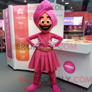 Pink Tikka Masala mascot...