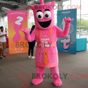Pink Tikka Masala mascot...