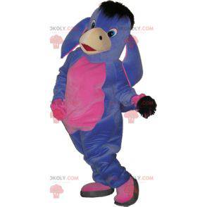 Mascotte d'âne violet et rose. Mascotte de mule - Redbrokoly.com
