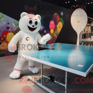 White Ping Pong Table...