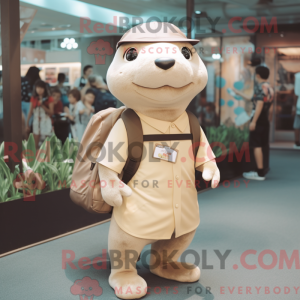 Mascotte de personnage de...