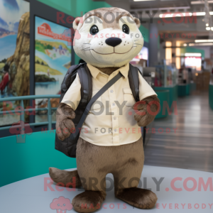 Mascotte de personnage de...