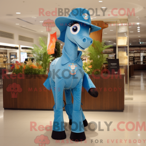 Blue Mare mascottekostuum...