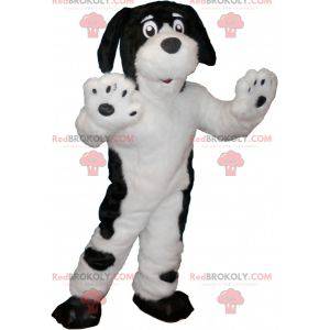 Biały pies maskotka z czarnymi plamami - Redbrokoly.com