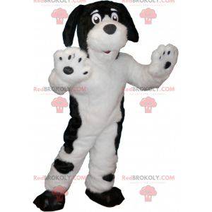 Mascotte cane bianco con macchie nere - Redbrokoly.com