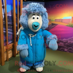 Sky Blue Suffolk Sheep...
