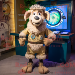 Tan Ram maskot...
