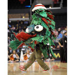 Giant green and red fir tree mascot - Redbrokoly.com