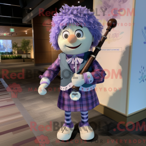 Lavender Bagpipe mascot...