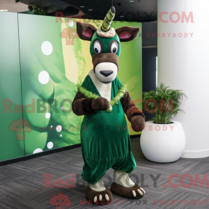 Forest Green Okapi mascot...