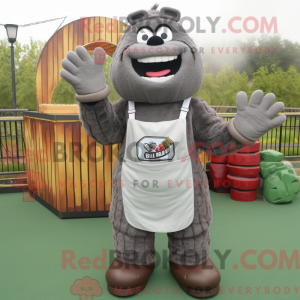 Postava maskota Grey Bbq...