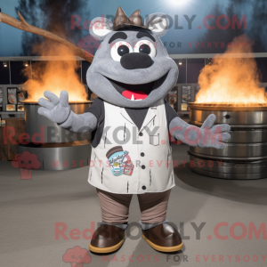 Disfraz de mascota Grey Bbq...