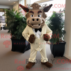 Mascotte de Minotaure beige...