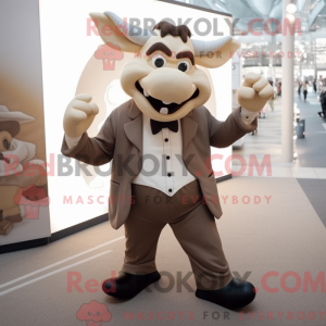 Mascotte de Minotaure beige...