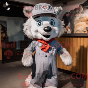 Disfraz de mascota lobo...
