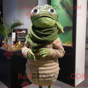 Olive Trilobite mascot...
