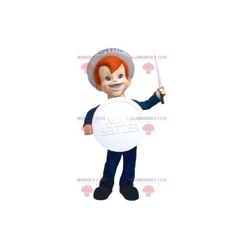 Mascotte del ragazzo di marca di Alka Seltzer - Redbrokoly.com Mascotte del ragazzo di marca di Alka Seltzer - Redbrokoly.com