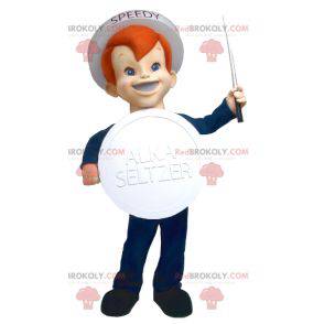 Mascotte du garçon de la marque Alka Seltzer - Redbrokoly.com