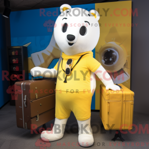 Yellow Ermine mascot...
