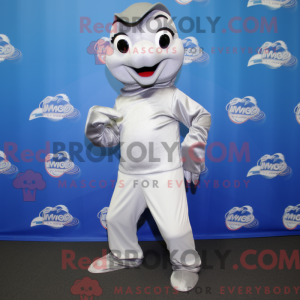Sølv torske maskot drakt...