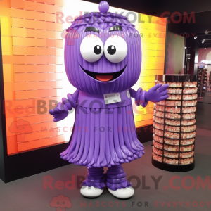 Personaggio mascotte Purple...