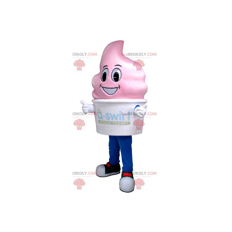 Mascotte gelato alla fragola gelato rosa - Redbrokoly.com Mascotte gelato alla fragola gelato rosa - Redbrokoly.com